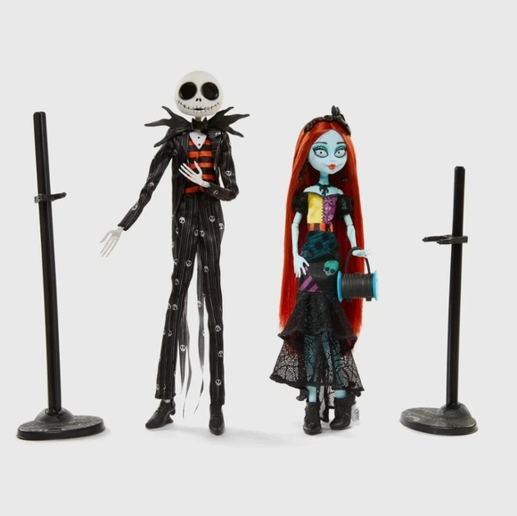 🪩Monster High Skullector Disney's The Nightmare Before Christmas Jack & Sally - Picture 8 of 16